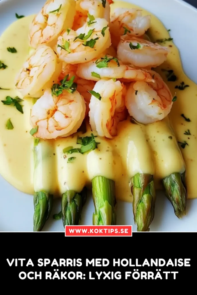 Vita sparris med hollandaise