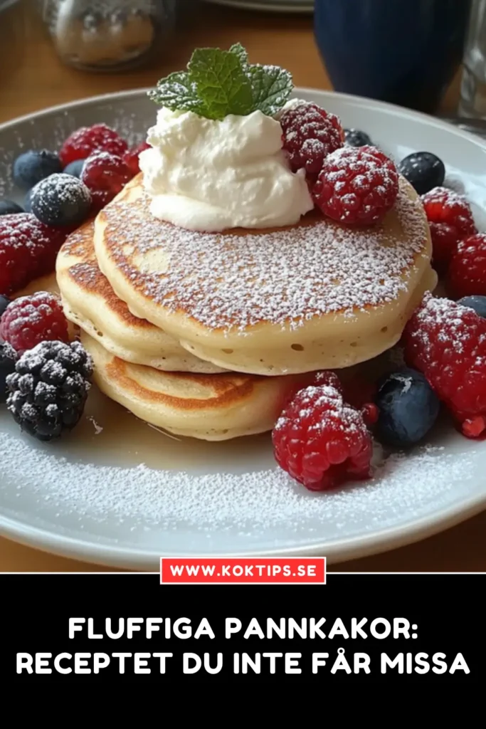 Fluffiga pannkakor