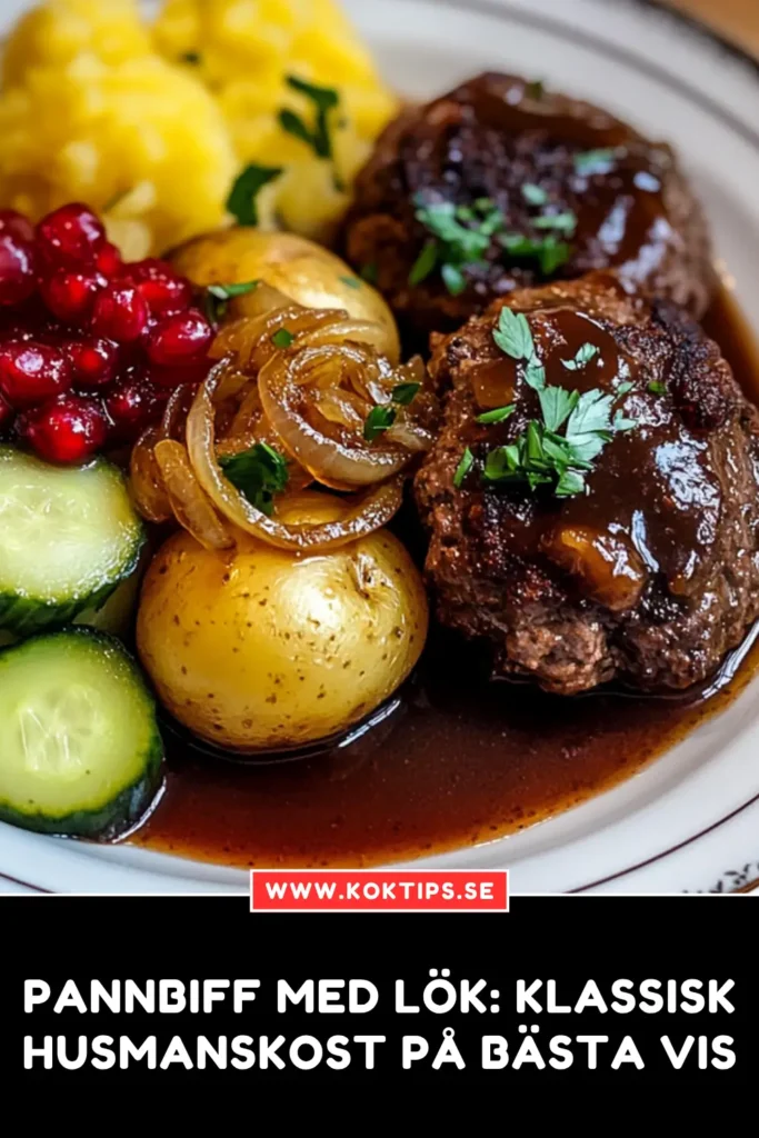Pannbiff med lök