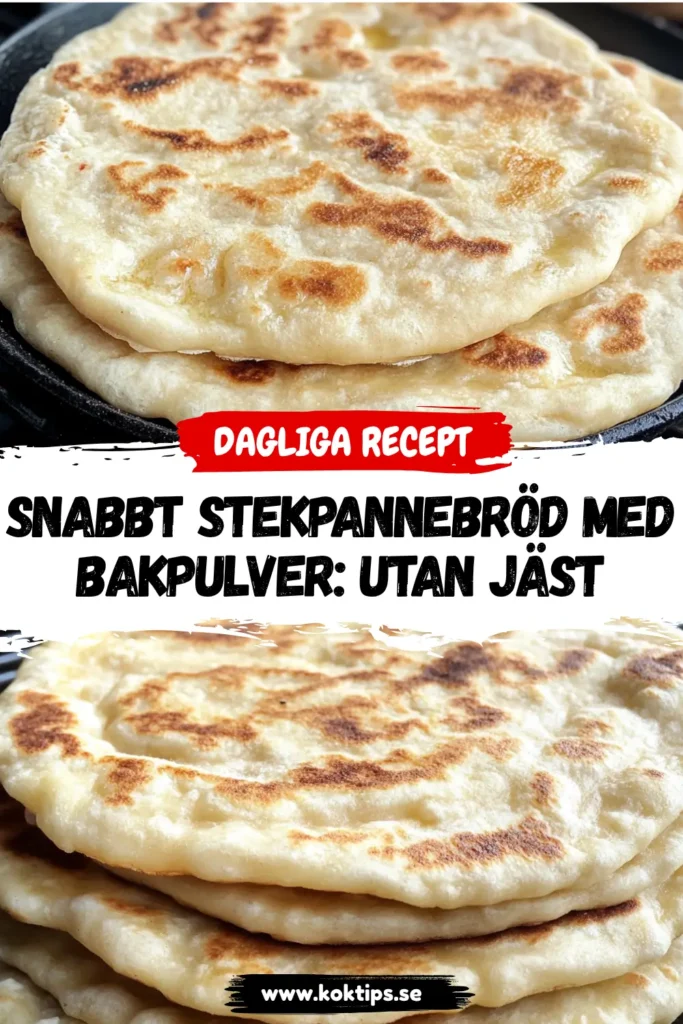 Stekpannebröd Med Bakpulver
