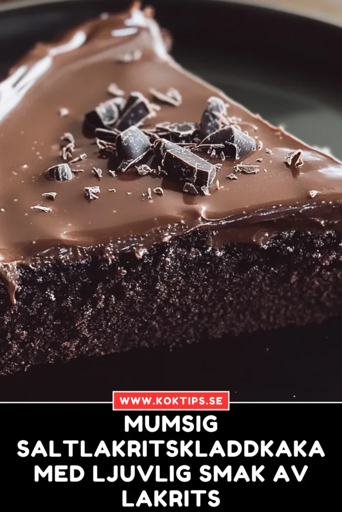 Mumsig Saltlakritskladdkaka