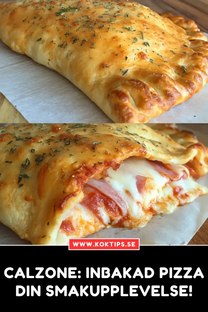 Calzone: Inbakad Pizza Din Smakupplevelse!