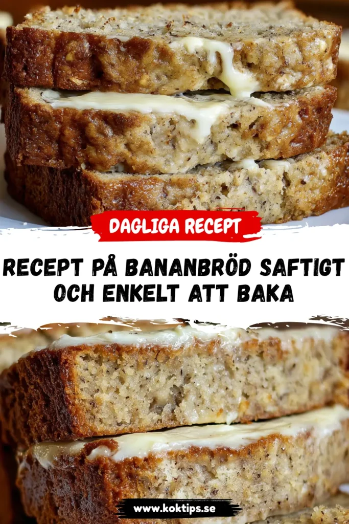 Recept på Bananbröd: Saftigt och Enkelt att Baka
