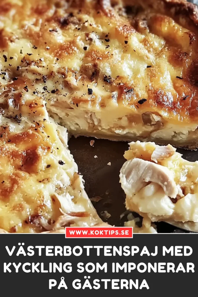 västerbottenspaj med kyckling
