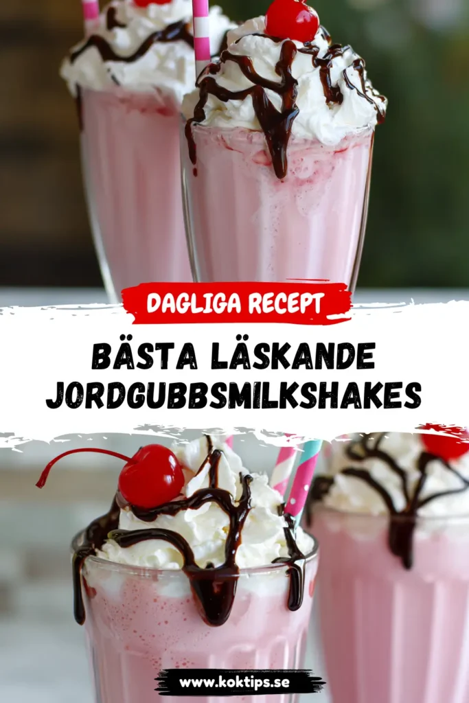 Bästa läskande jordgubbsmilkshakes för varje tillfälle