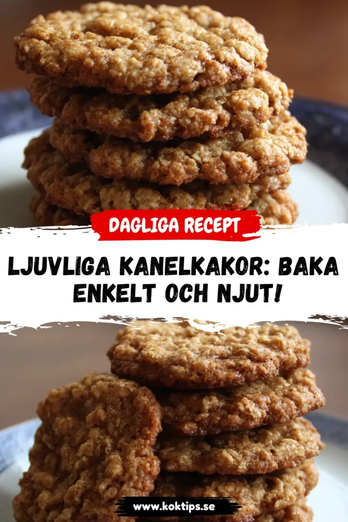 Ljuvliga kanelkakor: Baka enkelt och njut!