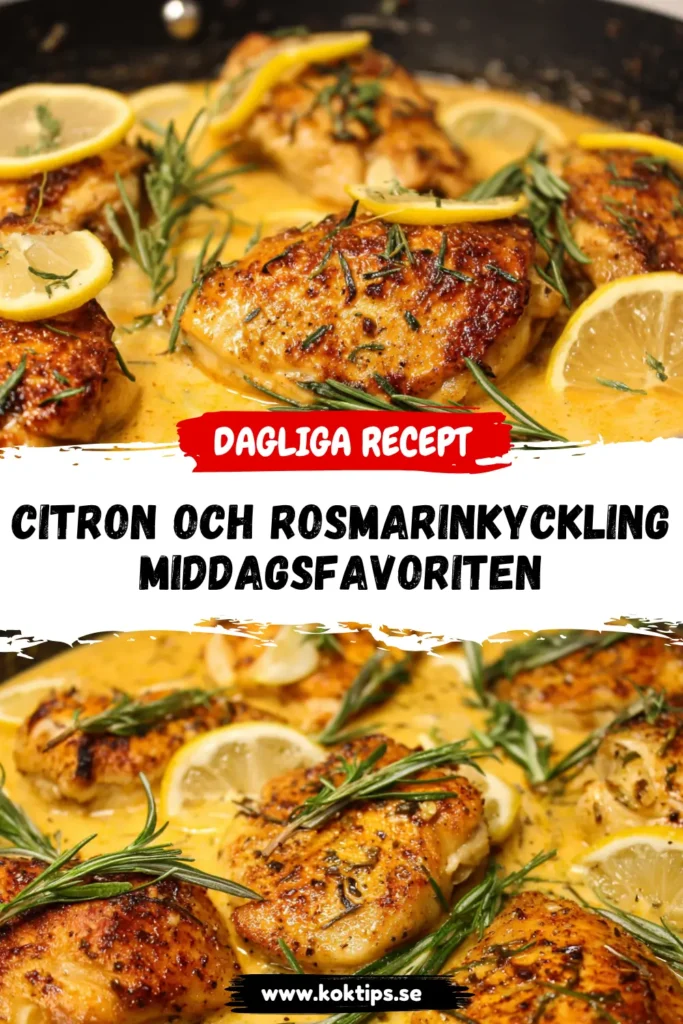 Citron och Rosmarinkyckling: Middagsfavoriten