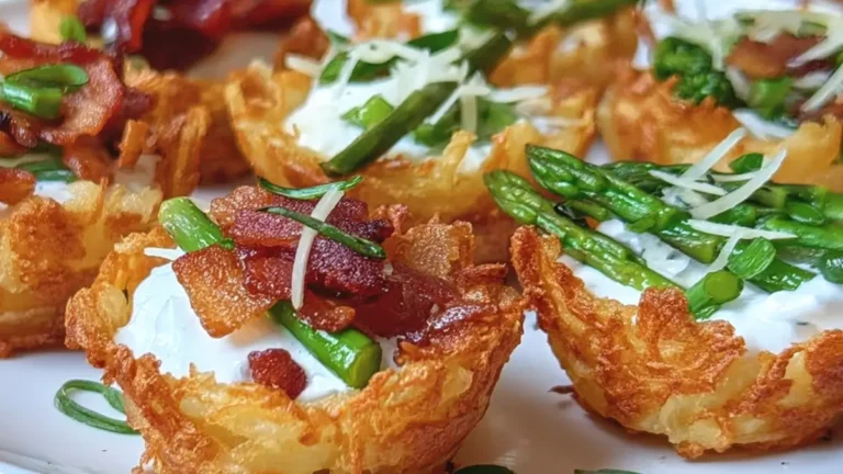 Krispiga potatiskorgar med topping: Snabbt & gott