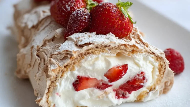 Marängrulltårta med kokos: Enkelt recept för perfekt dessert