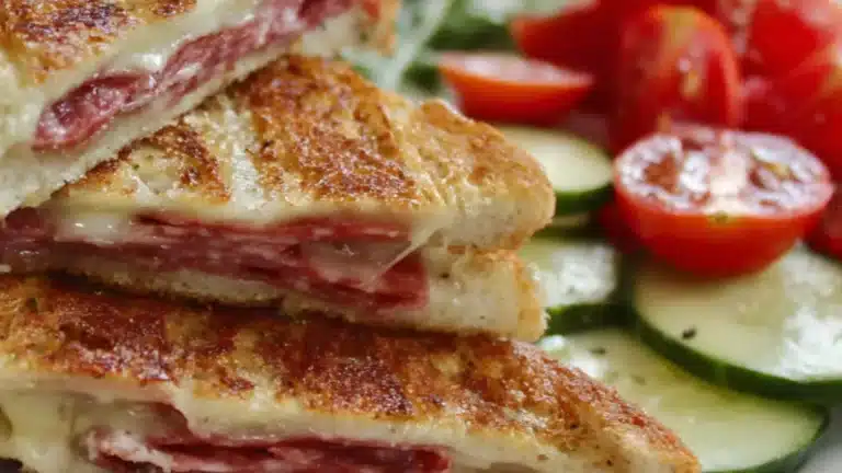 Filippas salami & färskosttoast recept