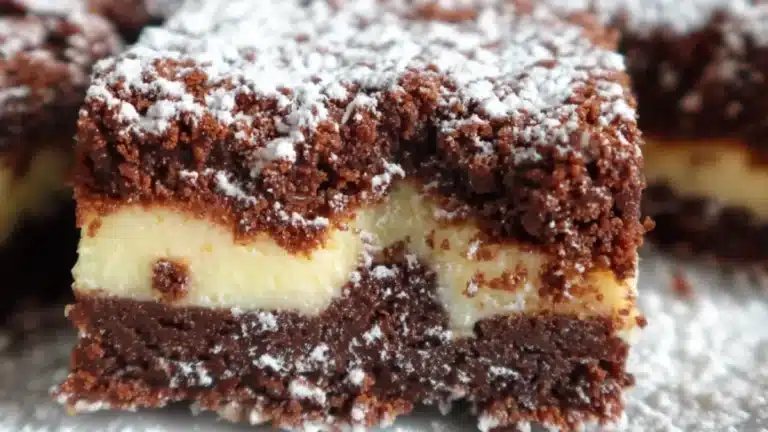 Lyxiga chokladrutor med vaniljfyllning: enkelt recept