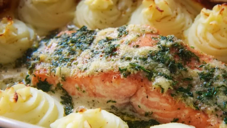 Saftig ugnsbakad lax med örtsmör: Perfekt middag