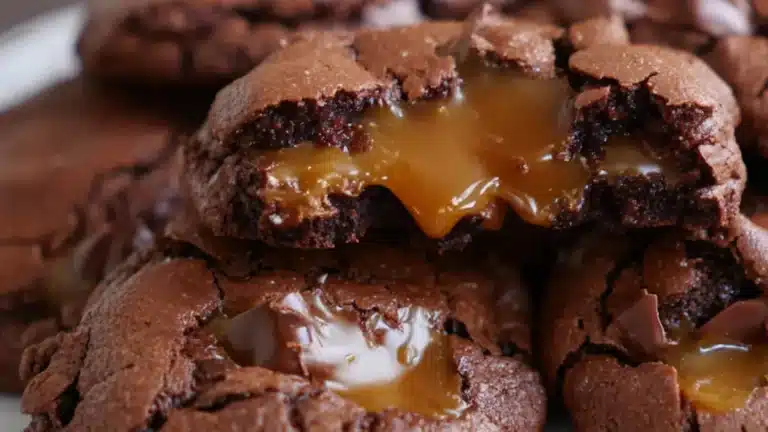 Kladdkakscookies med Dumle: Perfekt fika för hela familjen