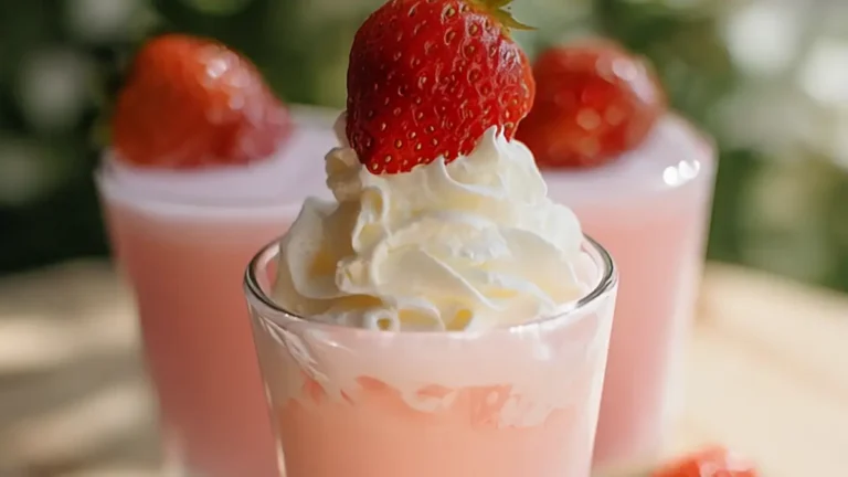 Strawberries and Cream Shot: Enkelt Recept på 2 Min