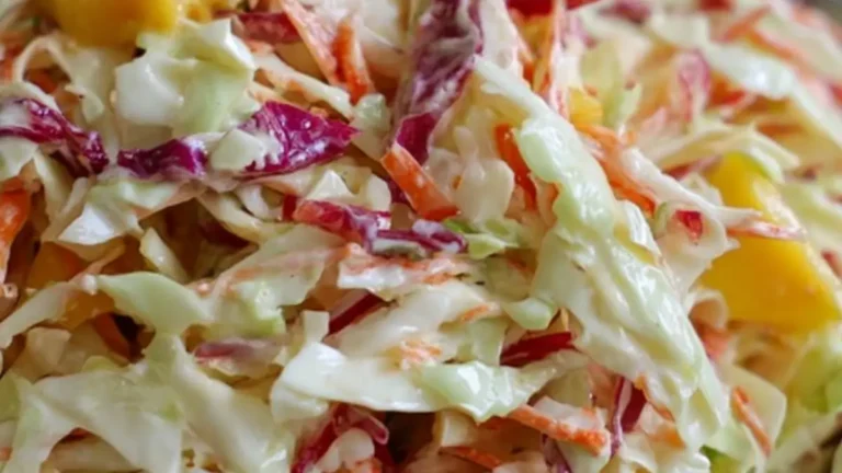 Karibisk Coleslaw med Mango: Somrig Favoritsallad