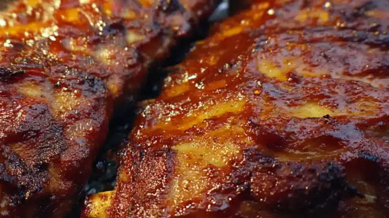 Ribs med hemmagjord BBQ: glaze för perfekta smaker
