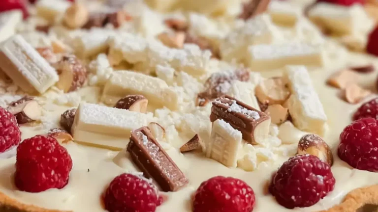 Enkel Vit Kinder Bueno Tårta - Lyxig och god!