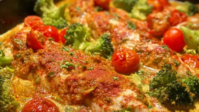 Snabb kyckling med röd pesto: enkel vardagsfavorit