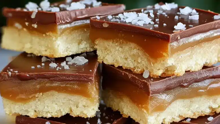 Enkel Shortbread med Saltad Karamell Recept