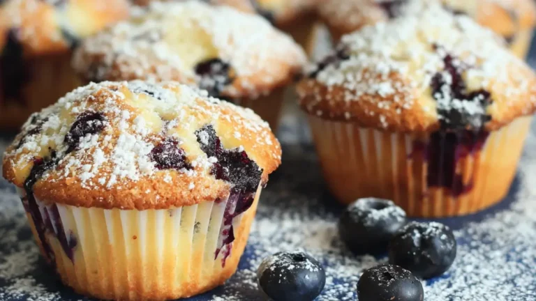 Bästa blåbärsmuffins: klara på 30 minuter!
