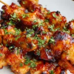 Kycklingspett med sweet chili: enkelt och supergott