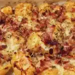 Krossad potatis med bacon