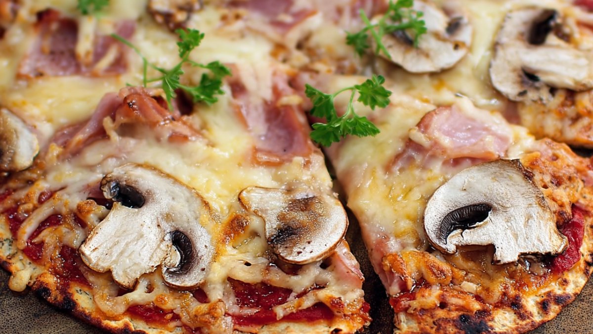 Pizza på tunnbröd