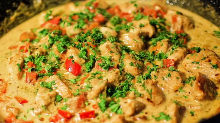 Krämig Kycklinggryta med kokosmjölk