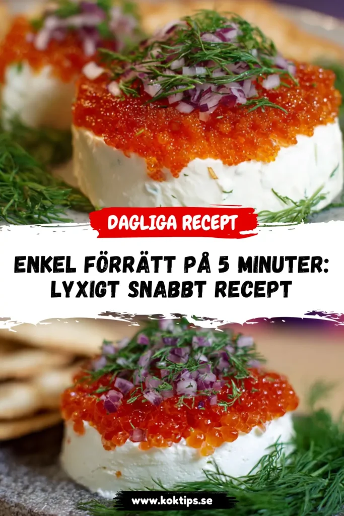 Enkel förrätt