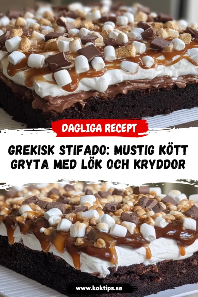 Brownietårta deluxe