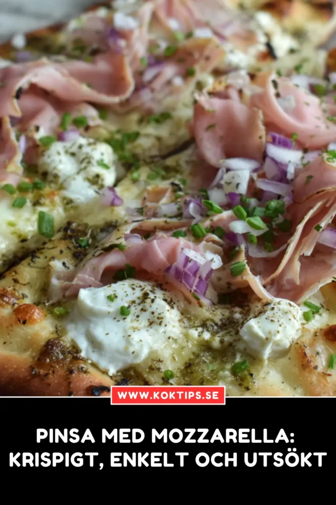 Pinsa med mozzarella