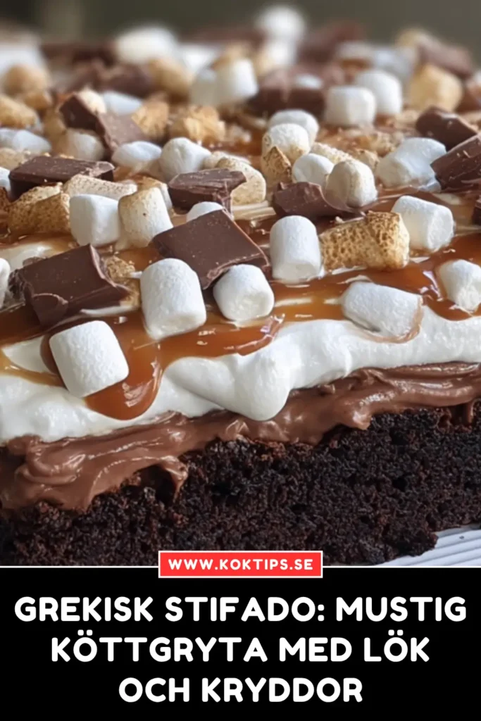 Brownietårta deluxe
