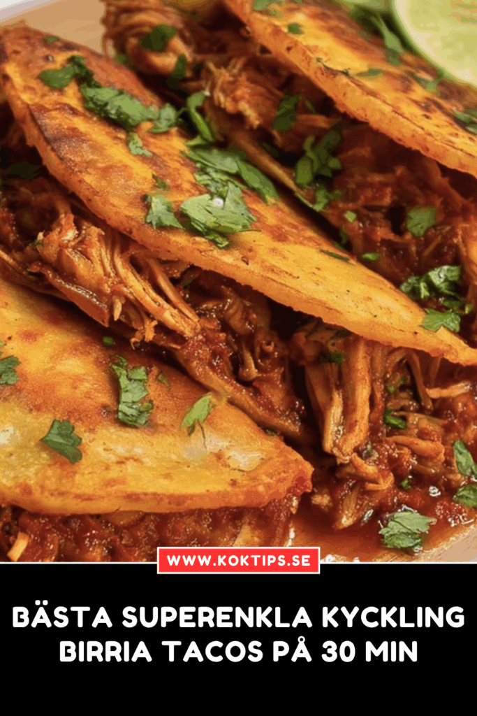Kyckling Birria Tacos