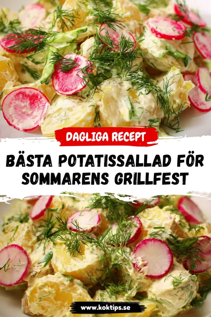 Bästa potatissallad för sommarens grillfest