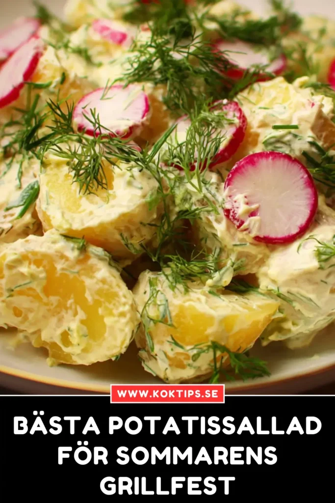 Bästa potatissallad för sommarens grillfest