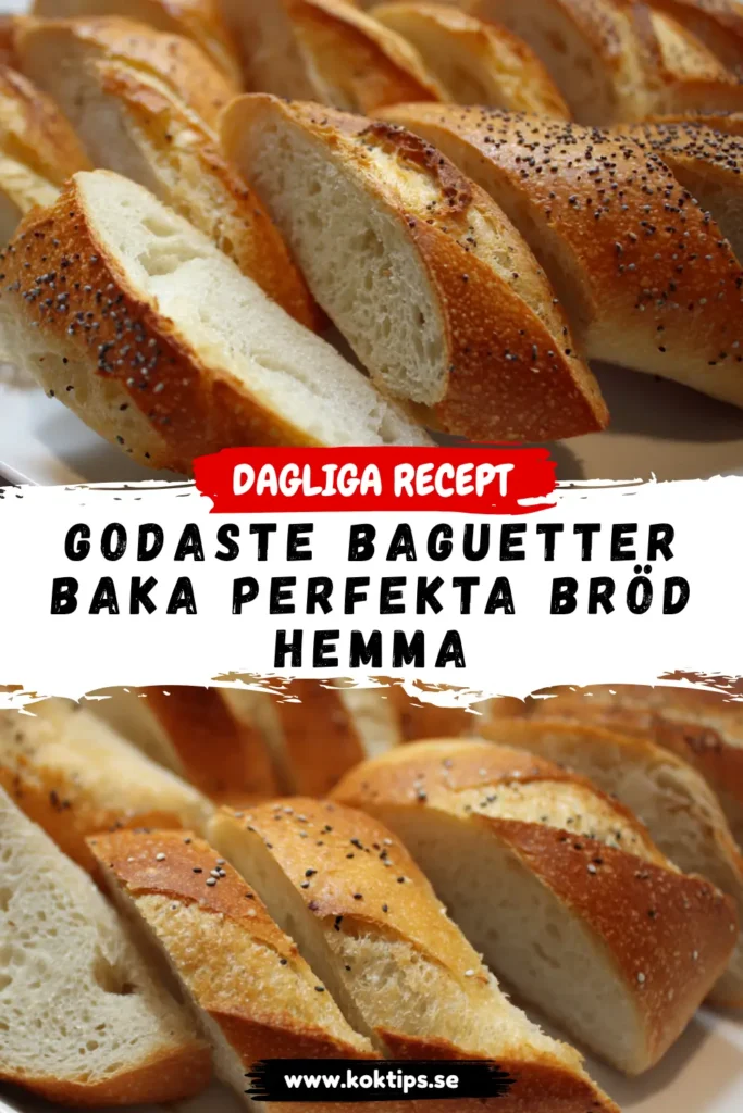 Godaste baguetter: Baka perfekta bröd hemma