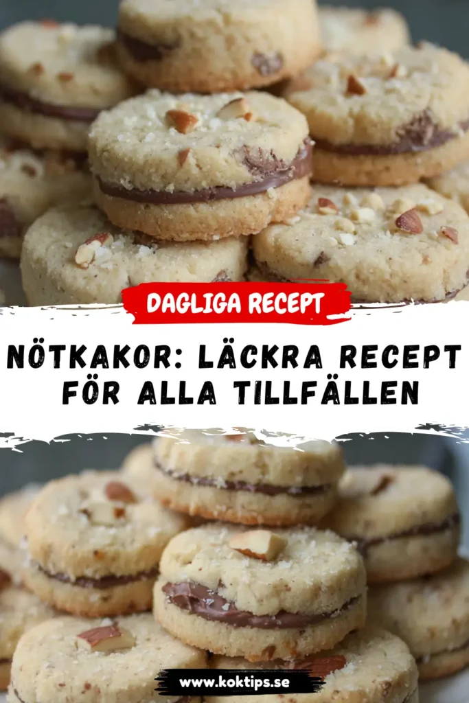 Nötkakor: Läckra recept för alla tillfällen