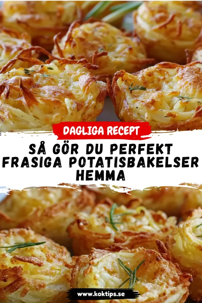 Så Gör du Perfekt Frasiga Potatisbakelser Hemma