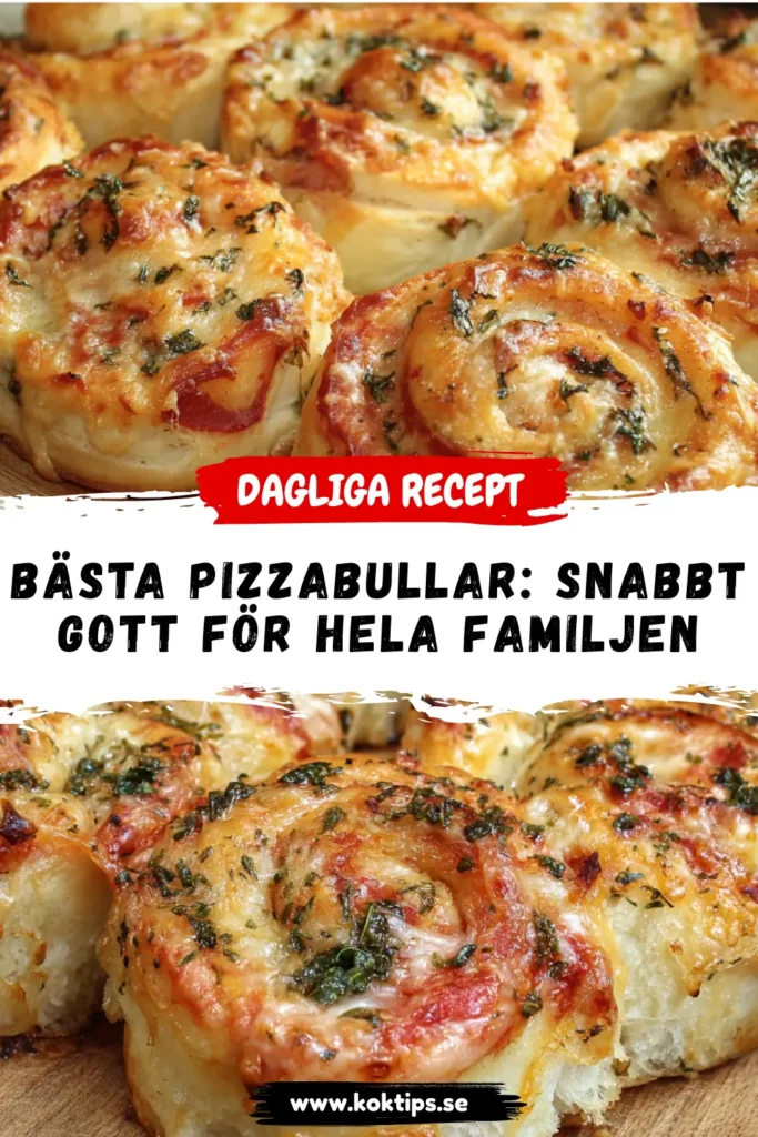 Bästa Pizzabullar: Snabbt & Gott för Hela Familjen