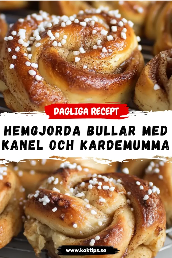 Hemgjorda bullar med kanel och kardemumma