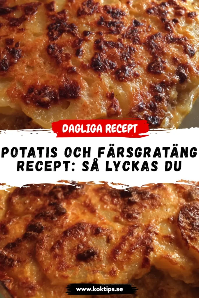 Potatis och färsgratäng recept: så lyckas du