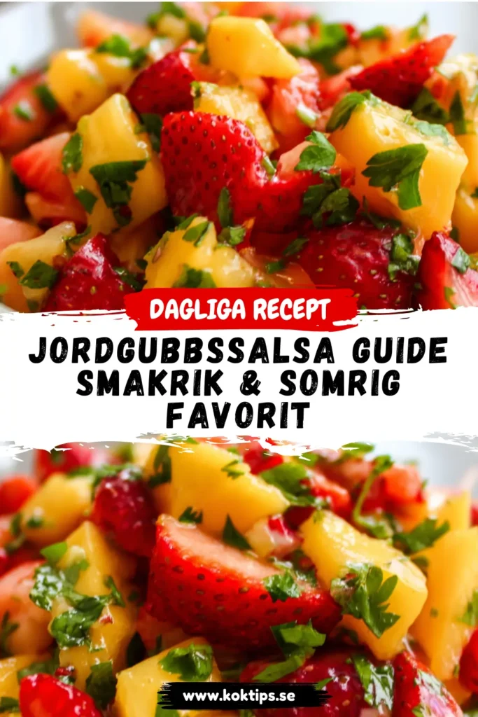 Jordgubbssalsa Guide: Smakrik & Somrig Favorit