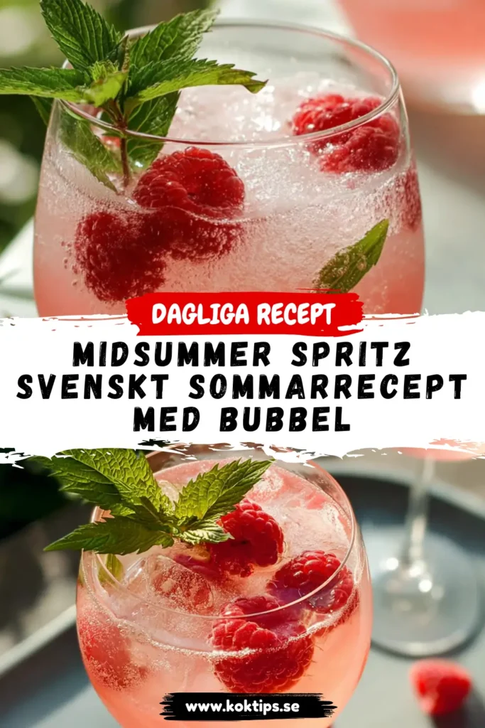 Midsummer Spritz: Svenskt Sommarrecept med Bubbel