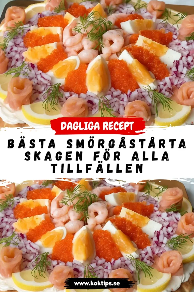 Bästa Smörgåstårta Skagen för alla tillfällen