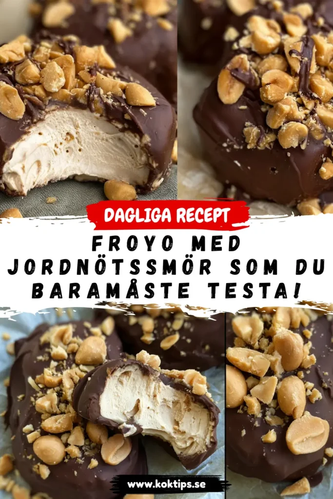 Froyo med jordnötssmör som du bara måste testa!