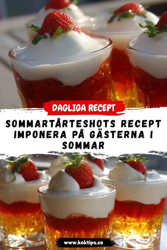 Sommartårteshots Recept: Imponera på Gästerna i Sommar