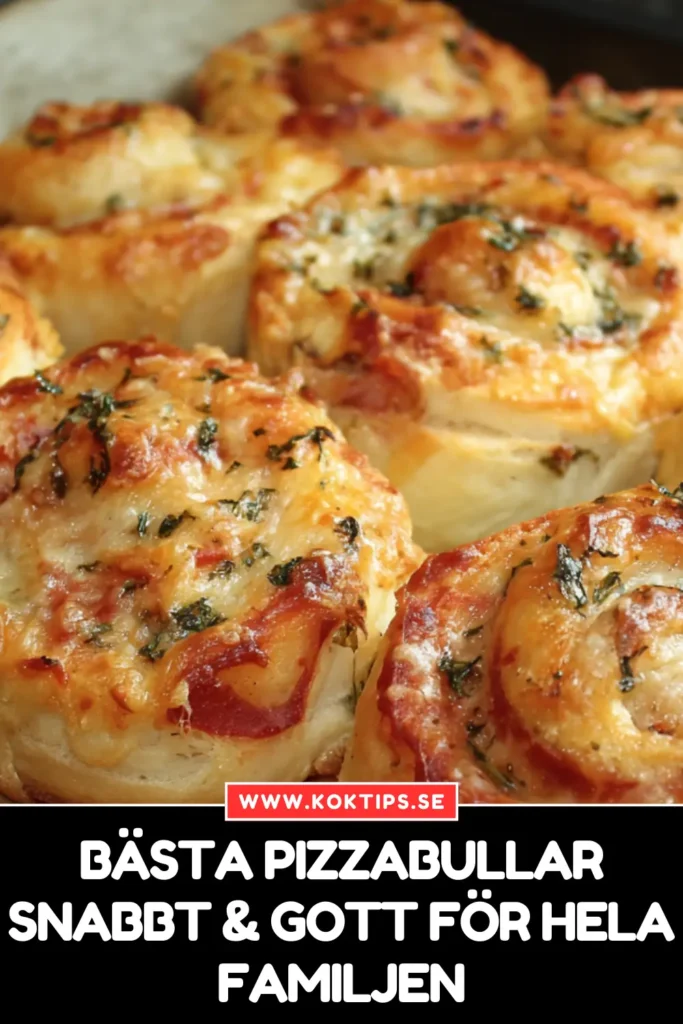 Bästa Pizzabullar: Snabbt & Gott för Hela Familjen