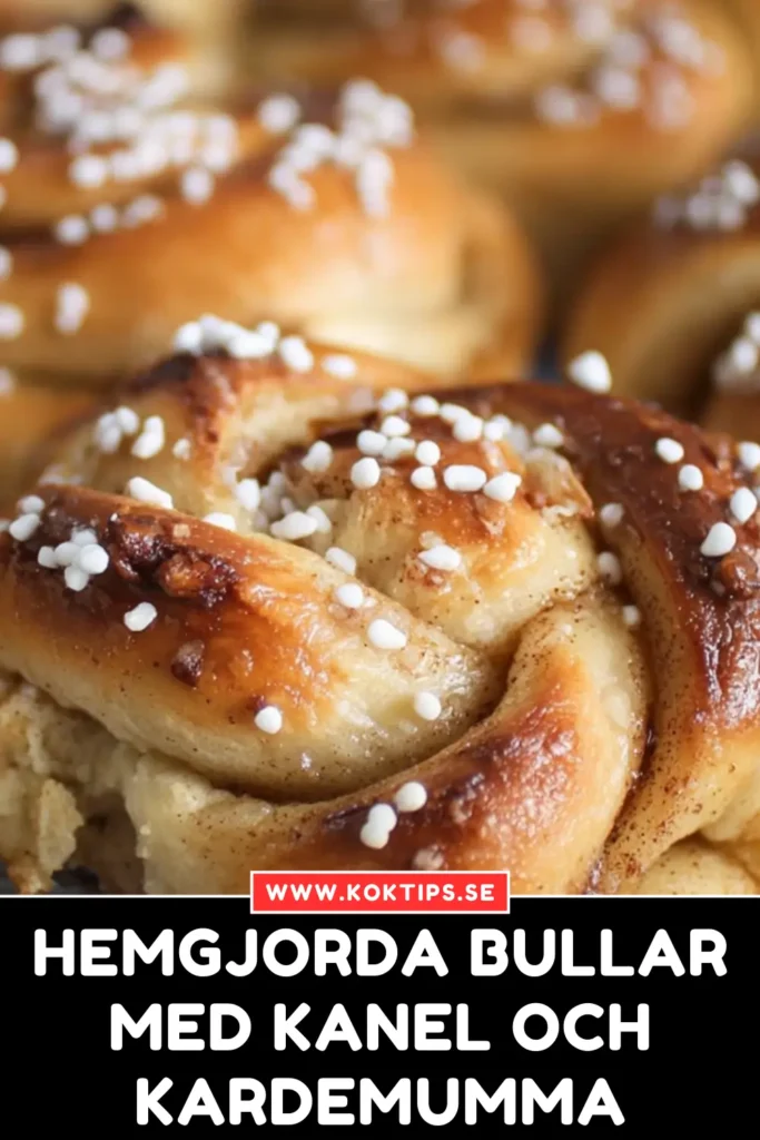Hemgjorda bullar med kanel och kardemumma