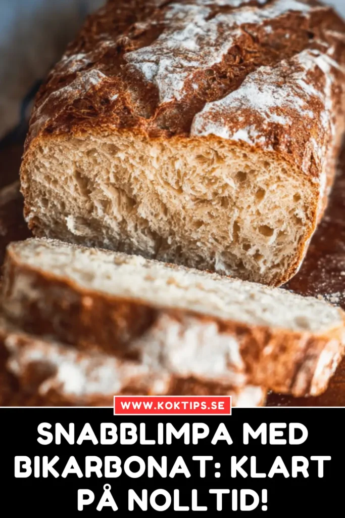 Snabblimpa med bikarbonat: Klart på nolltid!