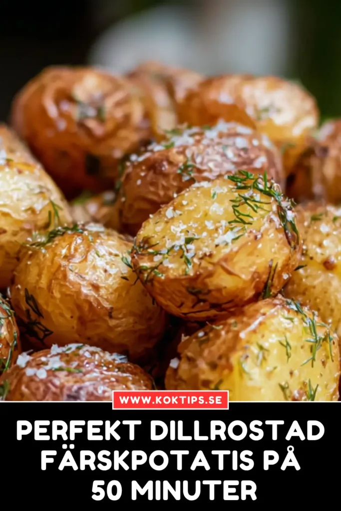 Perfekt dillrostad färskpotatis på 50 minuter